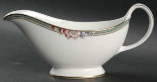 Royal Doulton Orchard Hill Gravy Boat, Fine China Dinnerware   Multifloral&Fruit