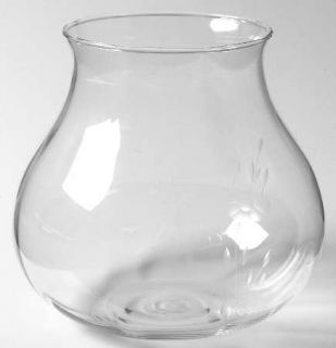 Princess House Crystal Heritage 5 Flared Vase   Gray Cut Floral Design,Clear