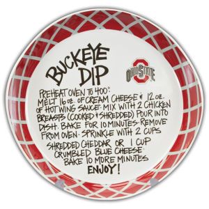 Ohio State Buckeyes Dip Recipe Plate