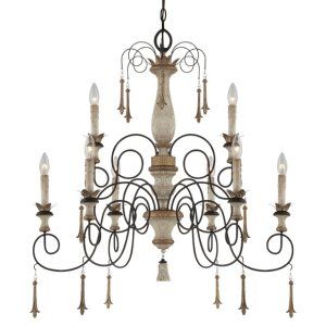 Minka Lavery MIN 1239 580 Accents Provence 9 Light Large Two Tier Chandelier