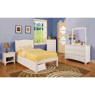 Furniture Of America Thea Platform Full Size Bed And Three Drawers