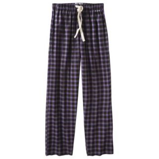 Evolve Mens Plaid Sleep Pant   Purple XL