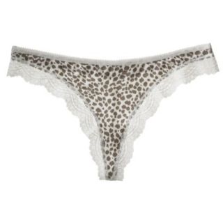 Gilligan & OMalley Womens Modal With Lace Thong   Animal M