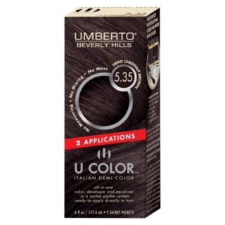 Umberto Beverly Hills U Color Italian Demi Hair Color   Light Chestnut Brown 5.