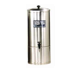 Grindmaster   Cecilware 10 gal Iced Tea Dispenser, 9 in Faucet Clearance, Portable, Stainless