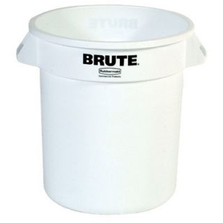 Rubbermaid Brute Round Containers   2610 WHT