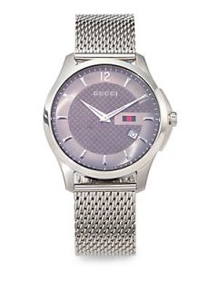 Gucci G Timeless Stainless Steel Watch   Silver