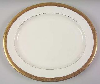 Royal Worcester Durham 17 Oval Serving Platter, Fine China Dinnerware   Wide Go