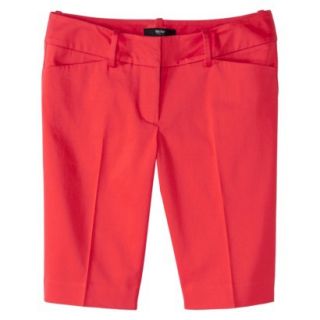 Mossimo Petites Bermuda Shorts   Red 8P