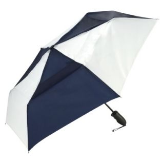 Windjammer Auto Open/Close Vented Umbrella   Navy/White 43