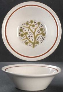 Noritake Green Tree Rim Cereal Bowl, Fine China Dinnerware   Primastone,Green Tr
