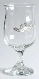 Pfaltzgraff Heirloom 8 Oz Glassware Wine, Fine China Dinnerware   Gray&White Flo