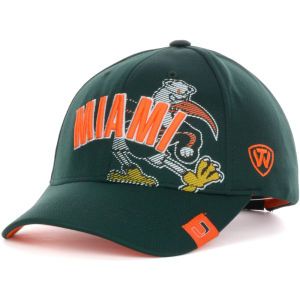 Miami Hurricanes Top of the World NCAA Glance TC Adjustable Cap