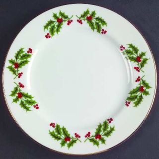 All the Trimmings Christmas Holly (Porcelain) Bread & Butter Plate, Fine China D