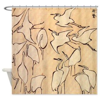  Hokusai Cranes Shower Curtain  Use code FREECART at Checkout