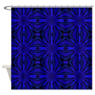  Field of Blue Flowers Pattern Shower Curtain  Use code FREECART at Checkout