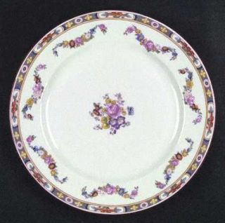 Fraureuth Standish Dinner Plate, Fine China Dinnerware   Floral Swags&Center, Re