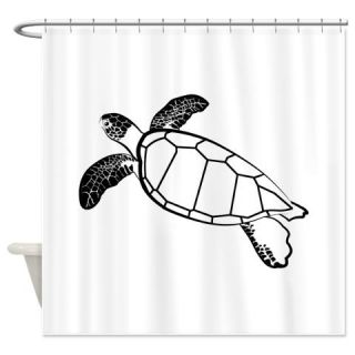  Black Sea Turtle Shower Curtain  Use code FREECART at Checkout