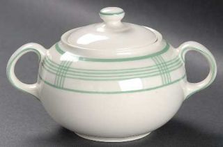 Ralph Lauren Handkerchief Sugar Bowl & Lid, Fine China Dinnerware   Light Green