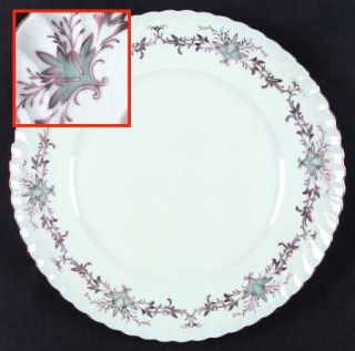 Royal Tettau Serenade Blue/Green Dinner Plate, Fine China Dinnerware   Blue/Gree