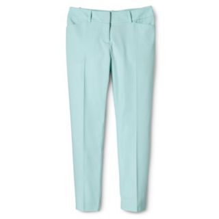 Mossimo Womens Modern Fit Ankle Pant   Sea Foam Green 16