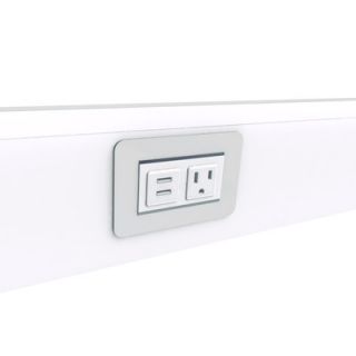 Scale 11 EYHOV Rise Surface Mounted Power Unit with 1 Outlet and 2 USB Ports