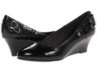 LifeStride Hiller Womens Wedge Shoes (Black)