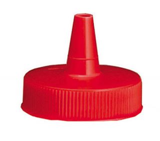 Tablecraft Red Squeeze Dispenser Top Hat, Fits All Cone Tops