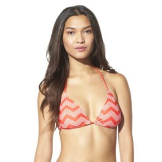 Mossimo Womens Mix and Match Chevron Triangle Swim Top  Tangelo S