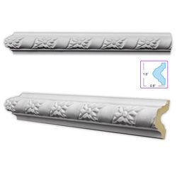 Floral Astragal 1.57 inch Molding (8 Pack)