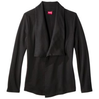 Merona Womens French Terry Layering Jacket   Ebony XL
