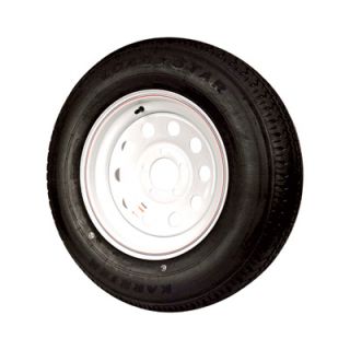 Martin Wheel High Speed 8 Ply Bias Trailer Tire & Assembly   ST175/80D13, White