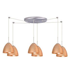 Besa Lighting BEL 6JC 4470CF SN Vila Pendant