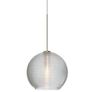 Besa Lighting BEL 1XT 461500 SN Kristall 6 1 Light Pendant