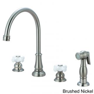Pioneer Brentwood Series Double handle Kitchen Widespread Faucet