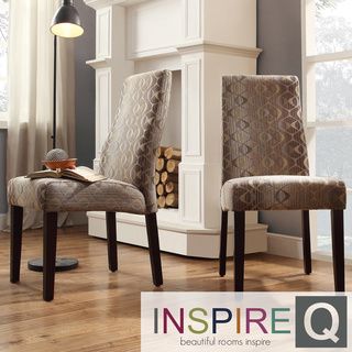 Inspire Q Kiess Fun Oval Wave Back Parson Chairs (set Of 2)