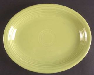 Homer Laughlin  Fiesta Chartreuse (Older) 12 Oval Serving Platter, Fine China D
