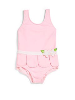 Florence Eiseman Toddlers & Little Girls One Piece Petal Swimsuit   Pink