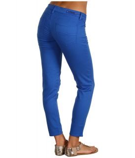 Buffalo David Bitton Lisa Ankle Skinny Colored Sateen Denim in Azure Blue Womens Jeans (Multi)
