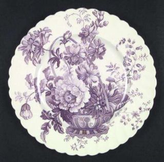 Royal Staffordshire Charlotte Lavender Dinner Plate, Fine China Dinnerware   Lav