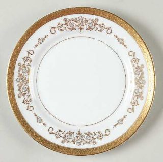 Mikasa Colony Gold Bread & Butter Plate, Fine China Dinnerware   Gold Encrusted,