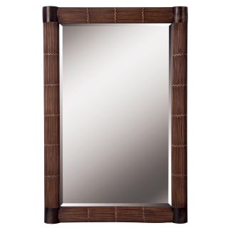 Haynes Wall Mirror (Natural Reed FinishMaterials MDF with Natural Rattan and SteelDimensions 42 inches high x 28 inches wide x 1 inch deep  )