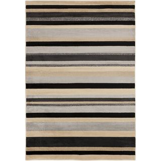 Caviar Stripe Safari Tan Rug (2 X 3)