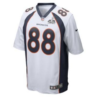 NFL Super Bowl Denver Broncos (Demaryius Thomas) Mens Football Game Jersey   Wh