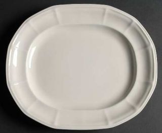 Iroquois Museum White 12 Oval Serving Platter, Fine China Dinnerware   Museum C