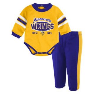 NFL Infant Carpri Pants 12 M Vikings