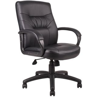 Boss Executive Mid back Leatherplus Bonded Leather Chair