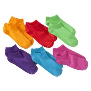 Hanes Womens P6 Premium Color Collection Liner Socks   5 9
