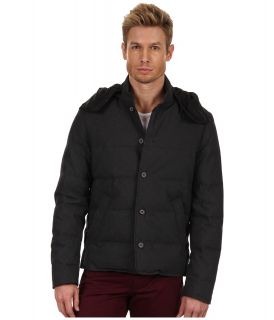 Vince Down Filled Quilted Puffer Jacket Mens Coat (Gray)