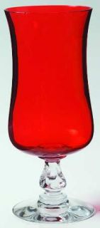 Fostoria Distinction Ruby Iced Tea   Stem #6125, Ruby Redbowl